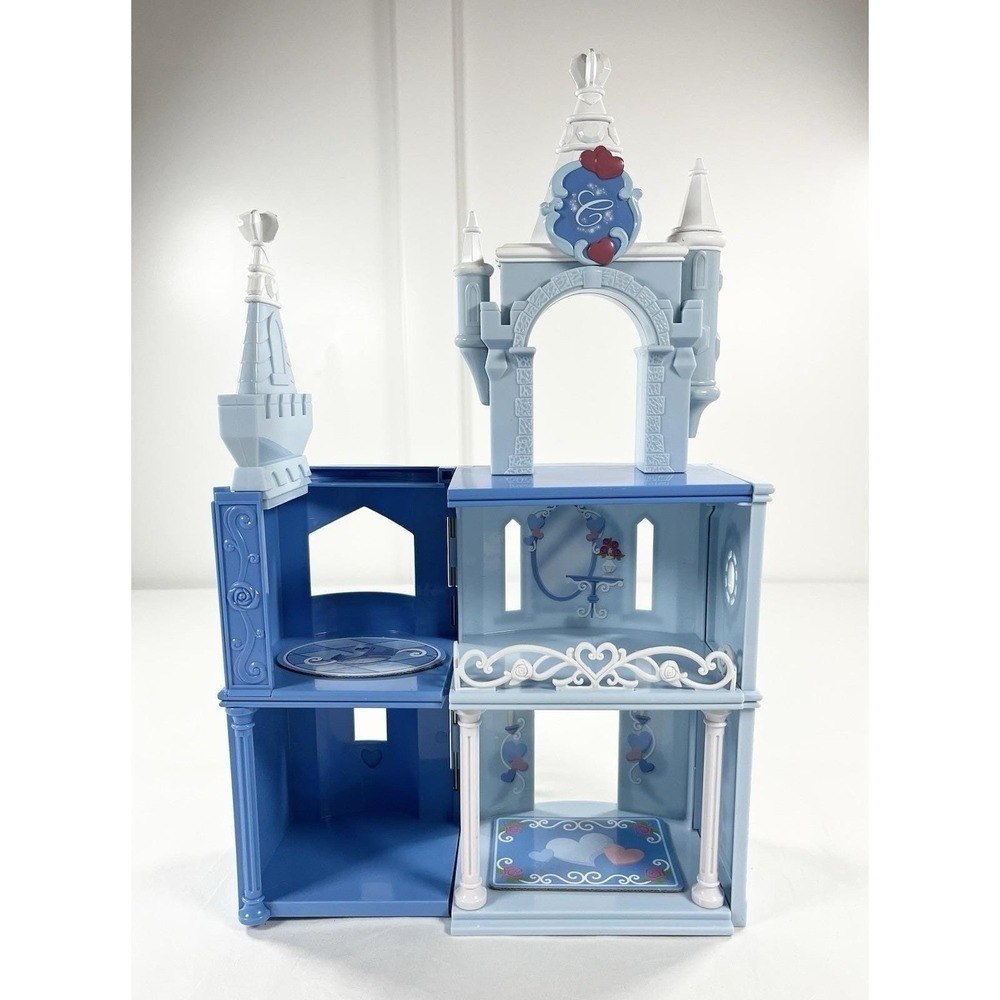 Vintage 1995 Disney Cinderella Enchanted Castle Polly Pocket Playset Bluebird